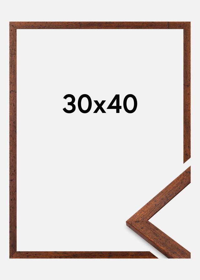Jämtlands Ramfabrik Rahmen Humphrey Acrylglas Braun 30x40 cm