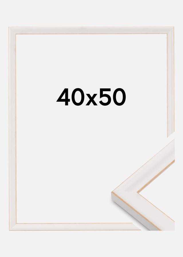 Jämtlands Ramfabrik Rahmen Marie Claire Acrylglas Weiß 40x50 cm
