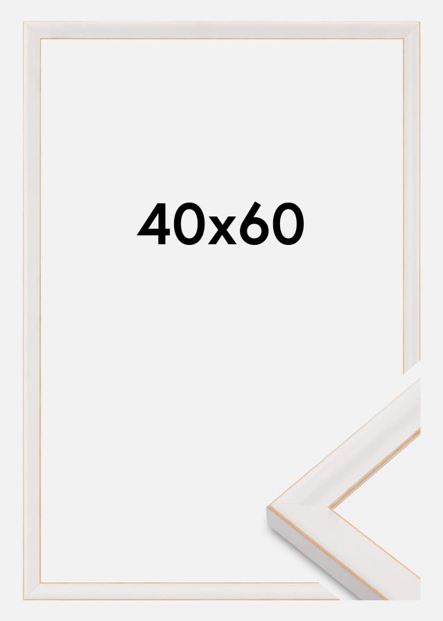 Jämtlands Ramfabrik Rahmen Marie Claire Acrylglas Weiß 40x60 cm