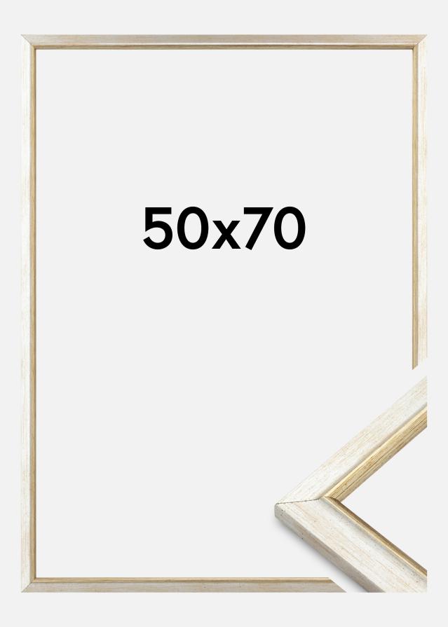 Jämtlands Ramfabrik Rahmen Marisa Acrylglas Silber 50x70 cm
