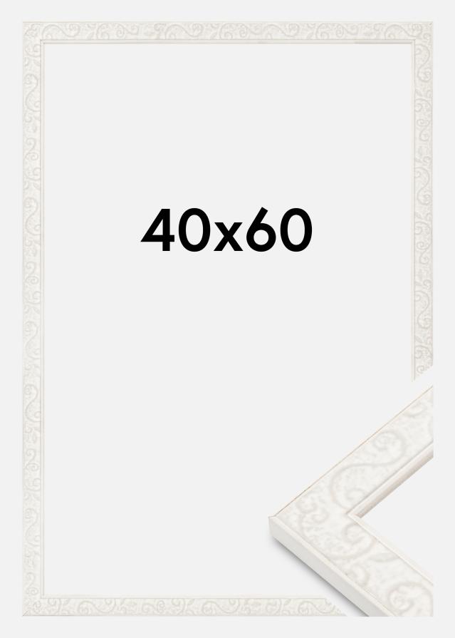 Jämtlands Ramfabrik Rahmen Milton Acrylglas Weiß 40x60 cm