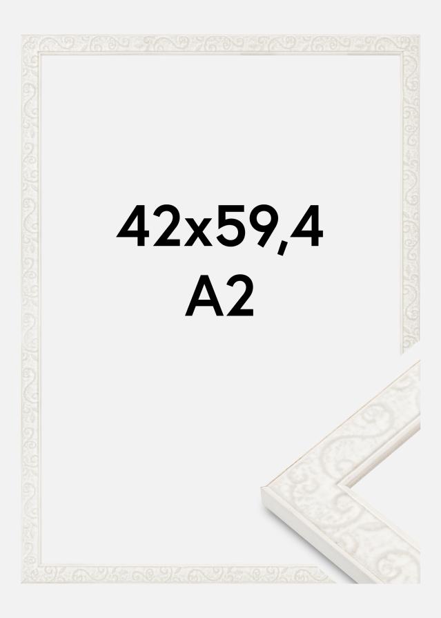 Jämtlands Ramfabrik Rahmen Milton Acrylglas Weiß 42x59,4 cm (A2)