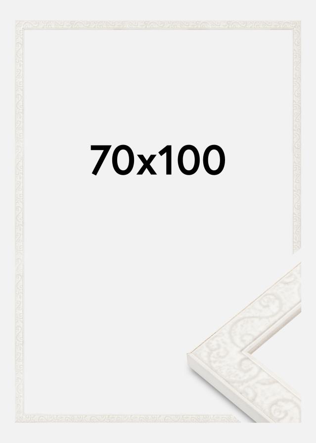 Jämtlands Ramfabrik Rahmen Milton Acrylglas Weiß 70x100 cm.
