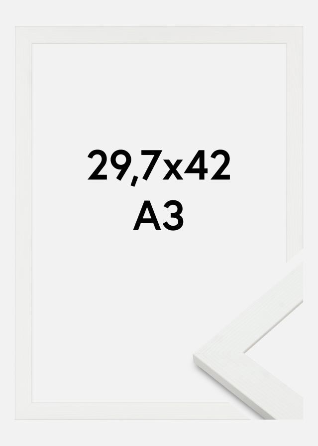 Jämtlands Ramfabrik Rahmen Sandra Acrylglas Weiß 29,7x42 cm (A3)