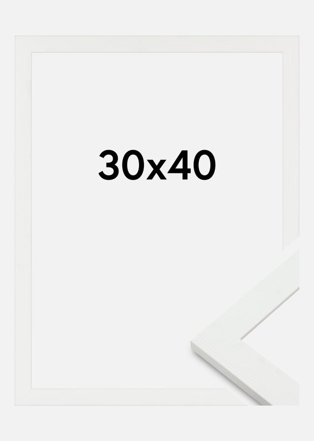 Jämtlands Ramfabrik Rahmen Sandra Acrylglas Weiß 30x40 cm