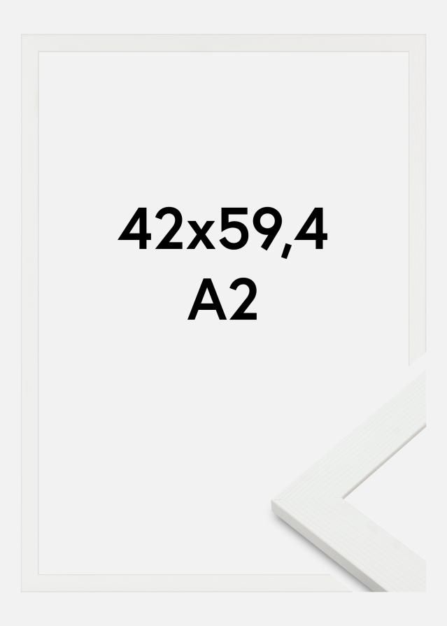 Jämtlands Ramfabrik Rahmen Sandra Acrylglas Weiß 42x59,4 cm (A2)