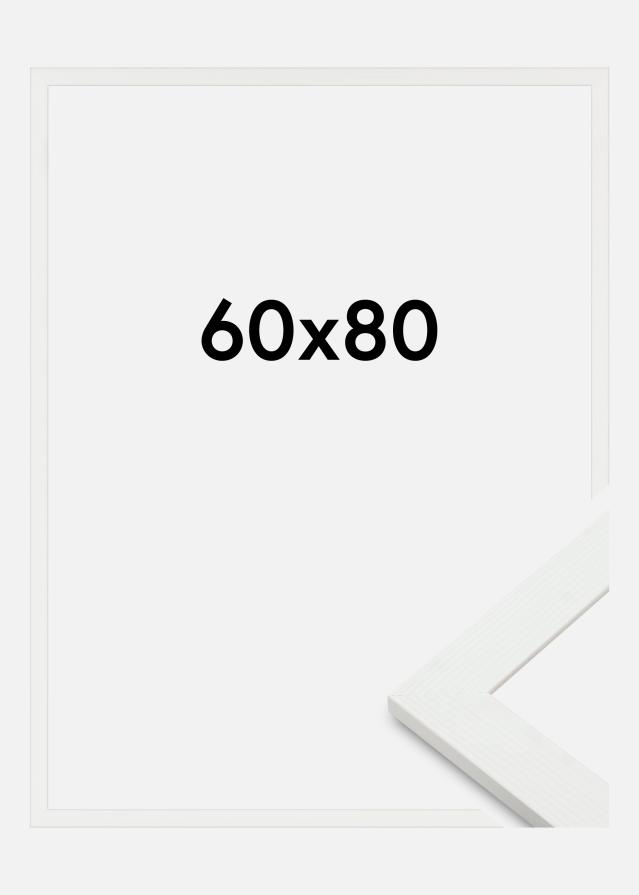 Jämtlands Ramfabrik Rahmen Sandra Acrylglas Weiß 60x80 cm