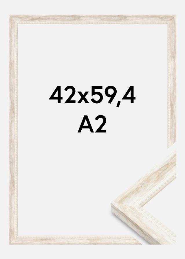 Jämtlands Ramfabrik Rahmen Soledad Acrylglas Weiß 42x59,4 cm (A2)