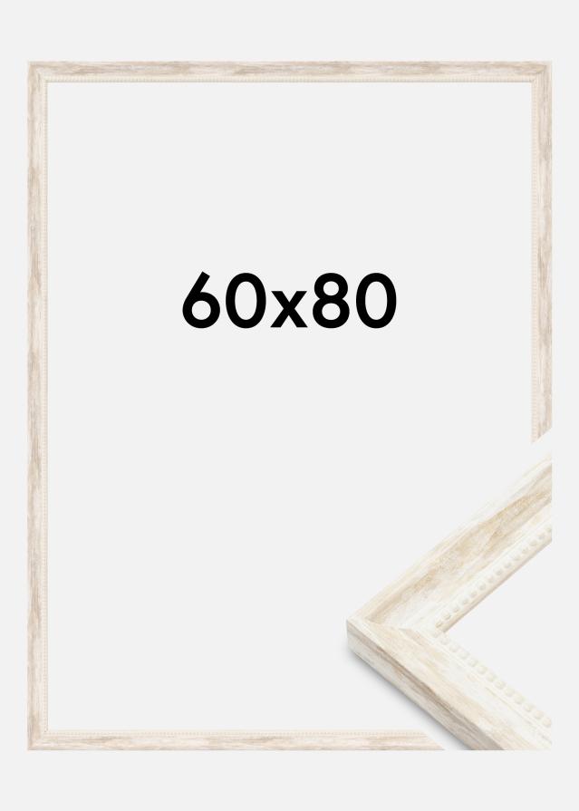 Jämtlands Ramfabrik Rahmen Soledad Acrylglas Weiß 60x80 cm