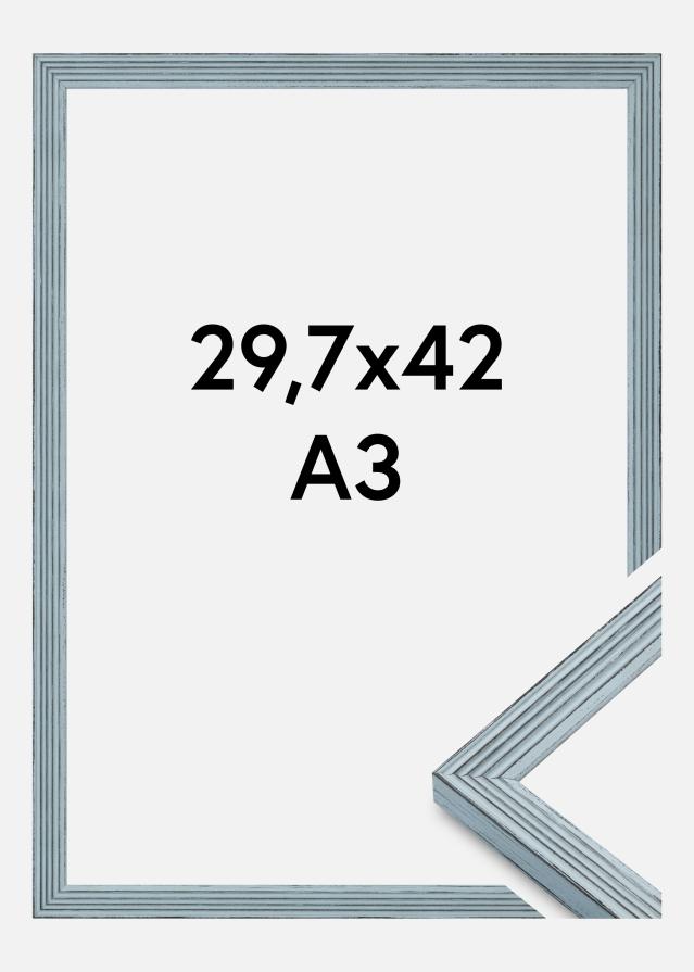Jämtlands Ramfabrik Rahmen Tosca Acrylglas Blau 29,7x42 cm (A3)