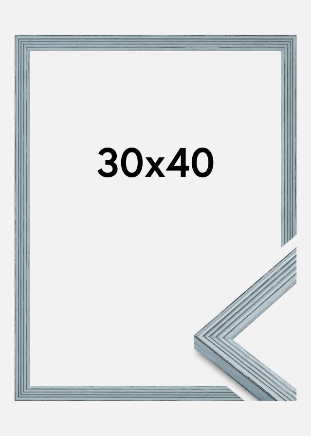 Jämtlands Ramfabrik Rahmen Tosca Acrylglas Blau 30x40 cm
