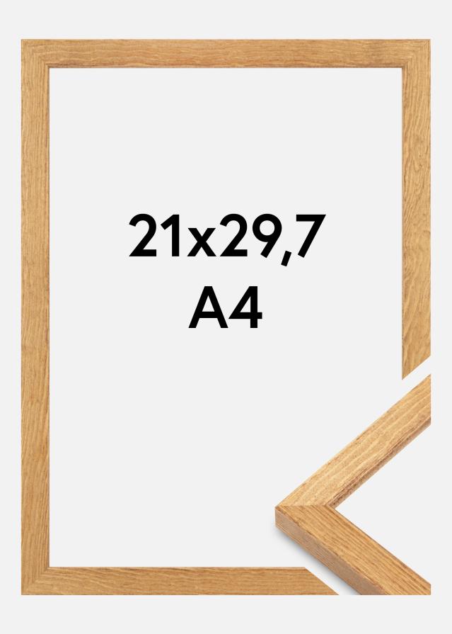 Jämtlands Ramfabrik Rahmen Tulipa Acrylglas Massiveiche 21x29,7 cm (A4)