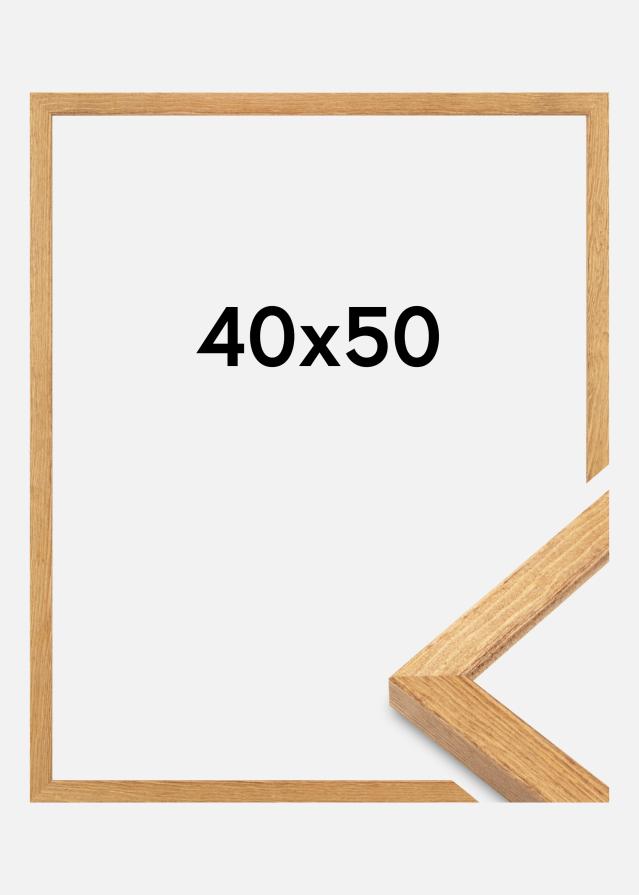 Jämtlands Ramfabrik Rahmen Tulipa Acrylglas Eiche 40x50 cm