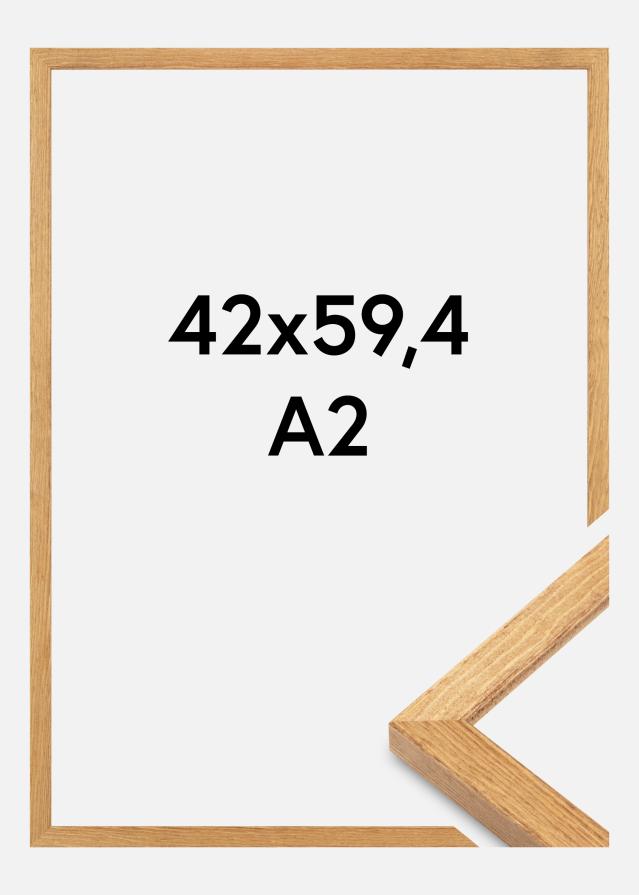 Jämtlands Ramfabrik Rahmen Tulipa Acrylglas Eiche 42x59,4 cm (A2)