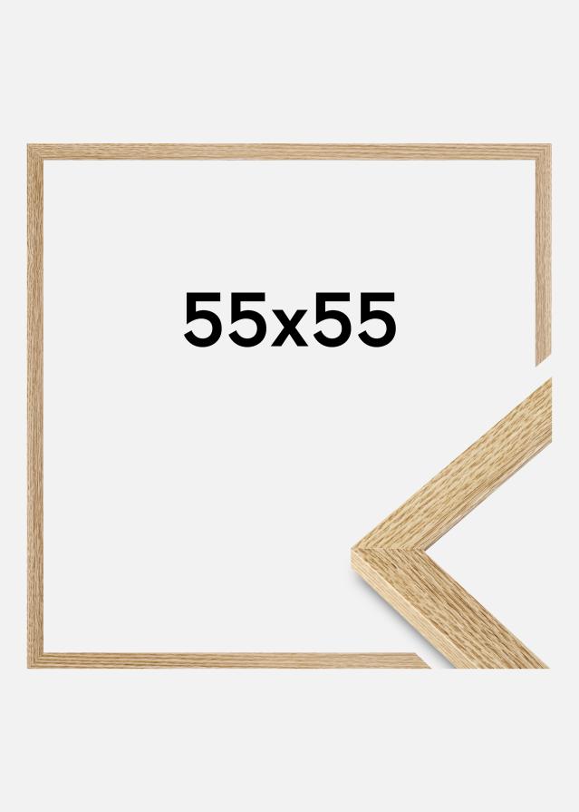 BGA Rahmen Selection Acrylglas Eiche 55x55 cm