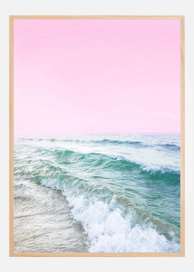 Bildverkstad Pink Sky Beach Poster