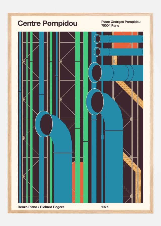 Bildverkstad Pompidou Poster