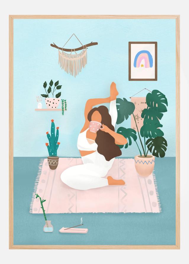 Bildverkstad Yoga Time Poster