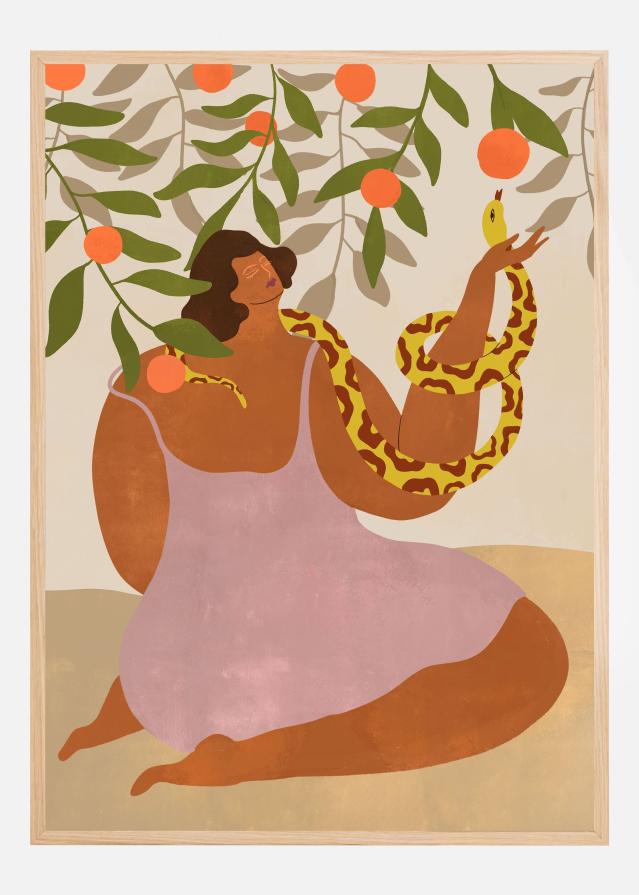 Bildverkstad Smell the Orange Poster