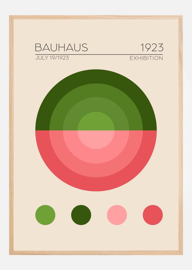 Bildverkstad Bauhaus Yesil Daire Poster