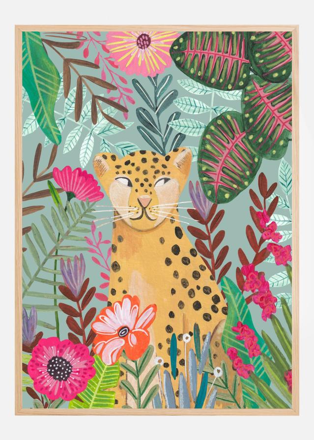 Bildverkstad Leopard in the Jungle Poster