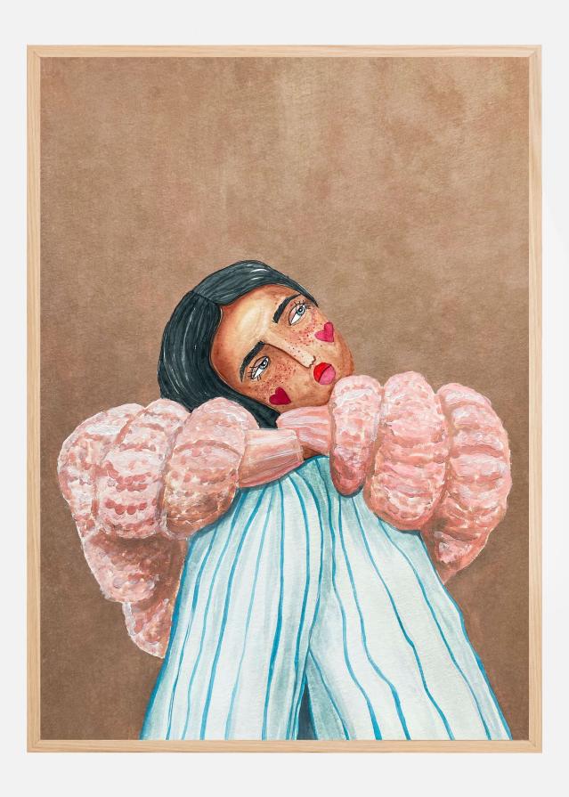 Bildverkstad Dreaming girl Poster