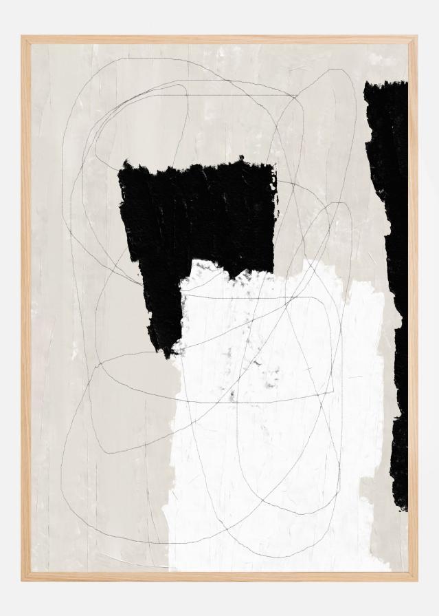 Bildverkstad Abstract Oil Painting Poster