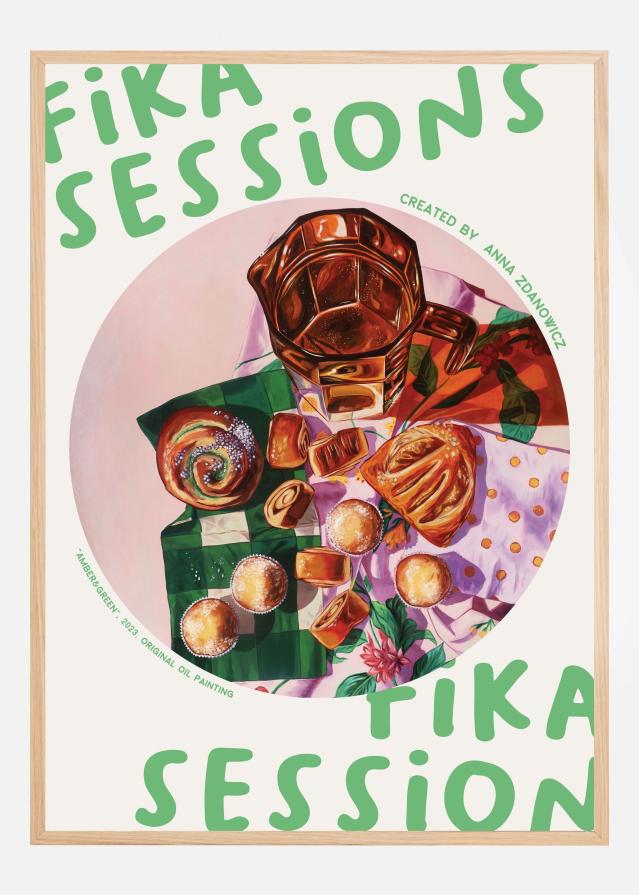 Bildverkstad Amber and Green Poster