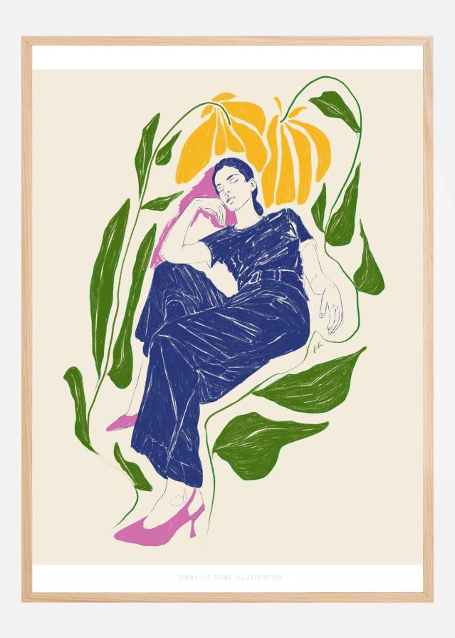 Bildverkstad Jlr Quiet in the garden Poster