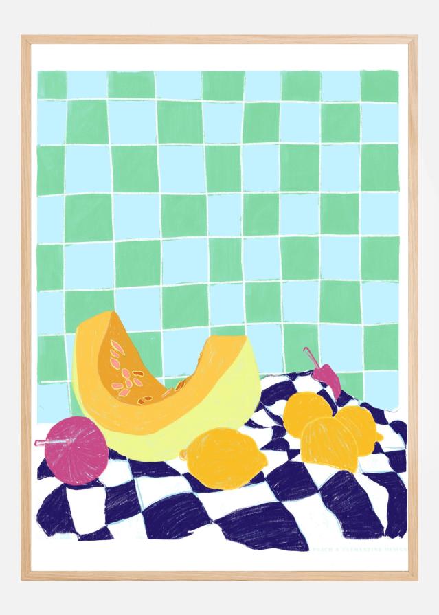 Bildverkstad Pandc Neonstilllife Copy Poster