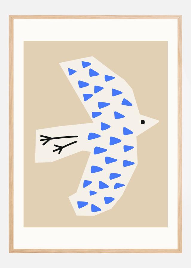 Bildverkstad Bird Latte Poster