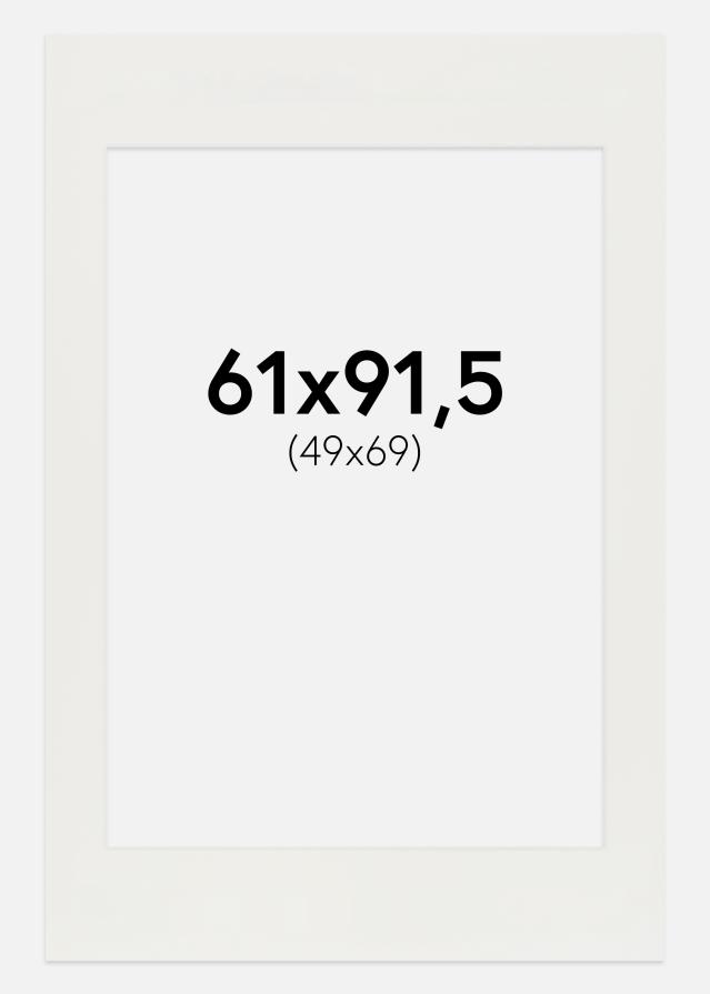 Konstlist Crescent Passepartout Weiß 3 mm (weißer Kern) 61x91,5 cm (49x69)