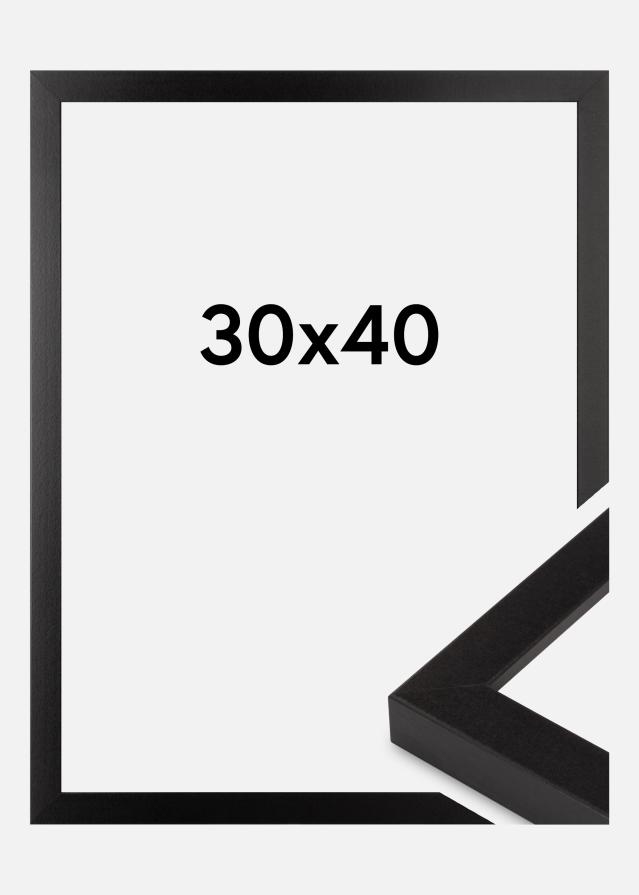 Innova Bilderrahmen Schwarz Breit 30 x 40 cm