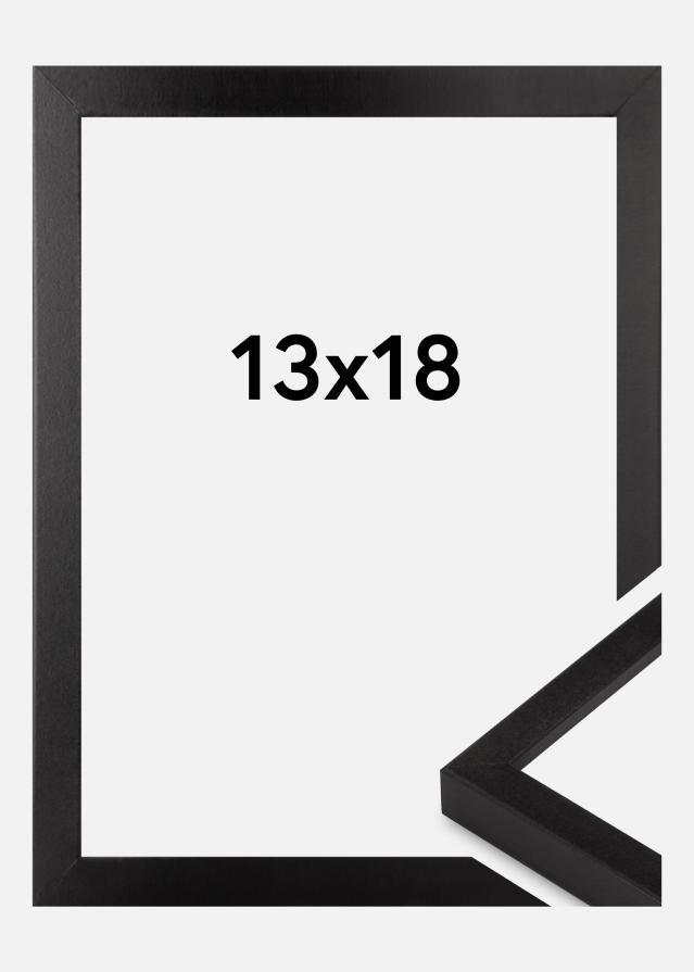 Innova Bilderrahmen Schwarz Schmal 13 x 18 cm