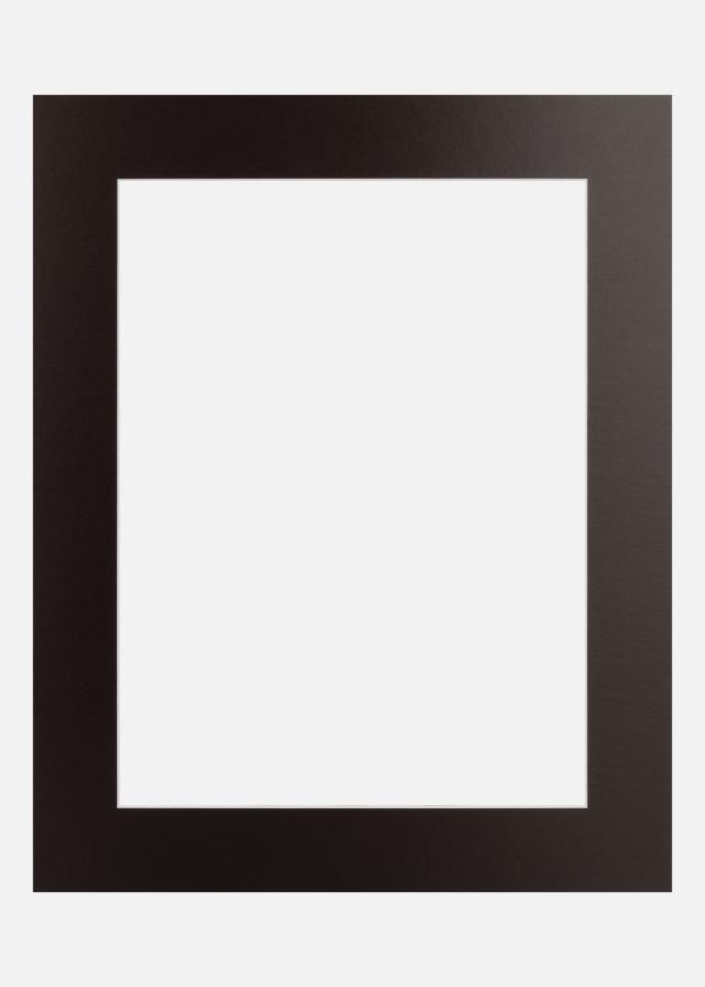 Jämtlands Ramfabrik Passepartout Oil-Rubbed Bronze Metal (weißer Kern) 40x50 cm (29x39)