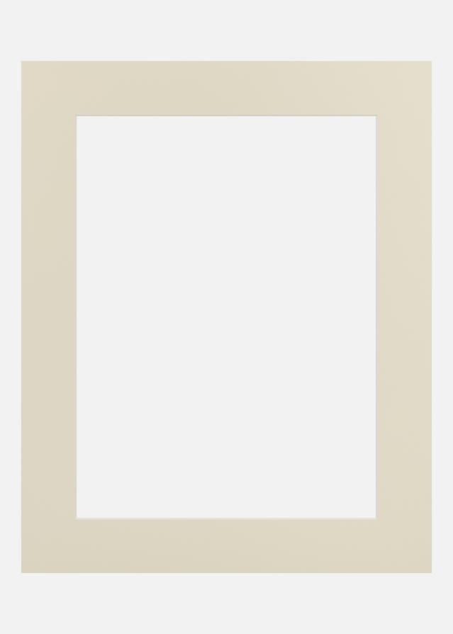 Jämtlands Ramfabrik Passepartout Half & Half (weißer Kern) 40x50 cm (28,7x41 - A3)