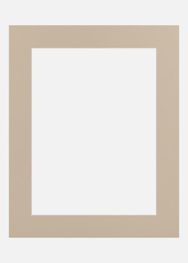 Jämtlands Ramfabrik Passepartout Fossil (weißer Kern) 40x50 cm (28,7x41 - A3)