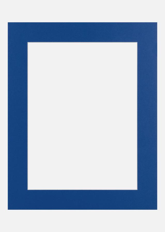 Jämtlands Ramfabrik Passepartout Blue Wave (weißer Kern) 20x20 cm (14x14)