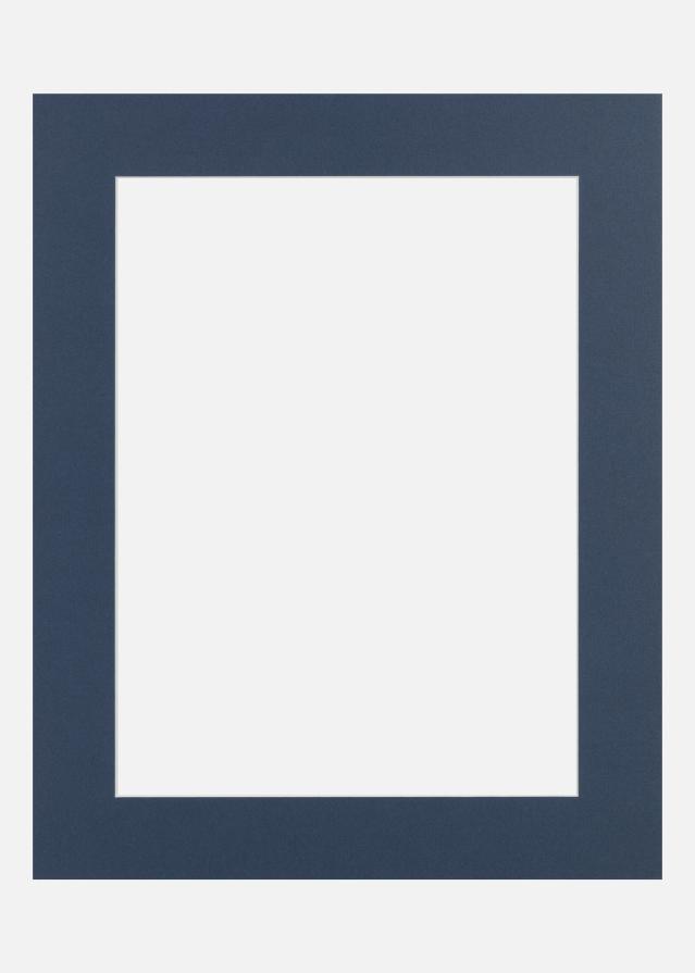 Jämtlands Ramfabrik Passepartout Blue Moon (weißer Kern) 30x40 cm (19x29)