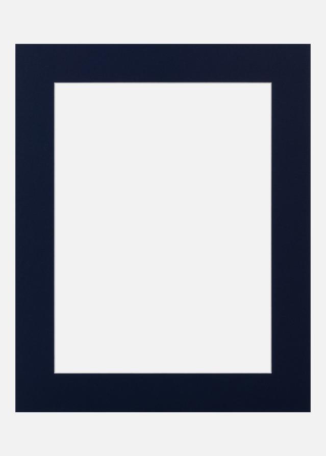 Jämtlands Ramfabrik Passepartout Deep Blue (weißer Kern) 30x30 cm (19x19)