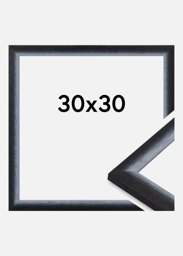 Jämtlands Ramfabrik Rahmen Cornwall Acrylglas Schwarz 30x30 cm