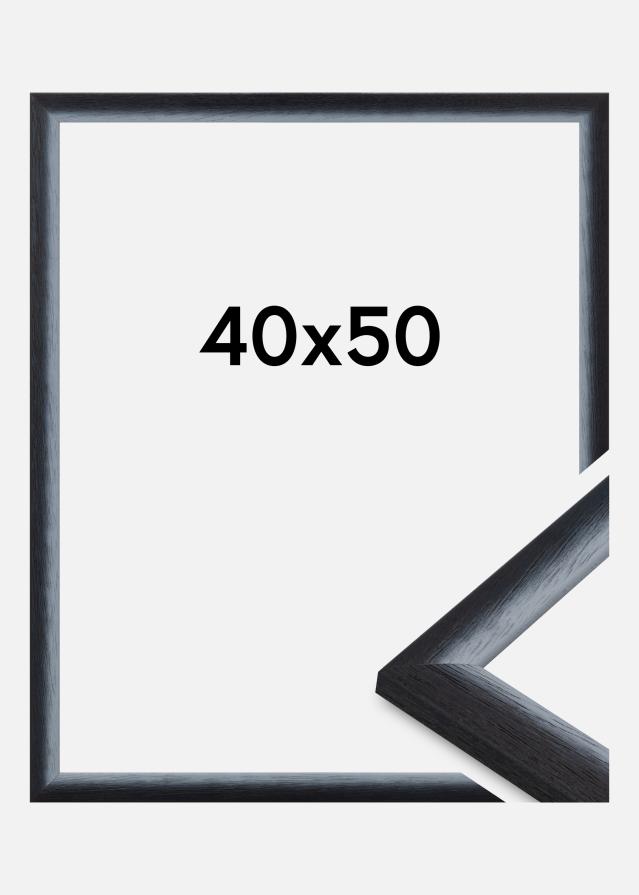 Jämtlands Ramfabrik Rahmen Cornwall Acrylglas Schwarz 40x50 cm