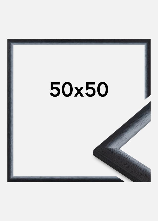 Jämtlands Ramfabrik Rahmen Cornwall Acrylglas Schwarz 50x50 cm