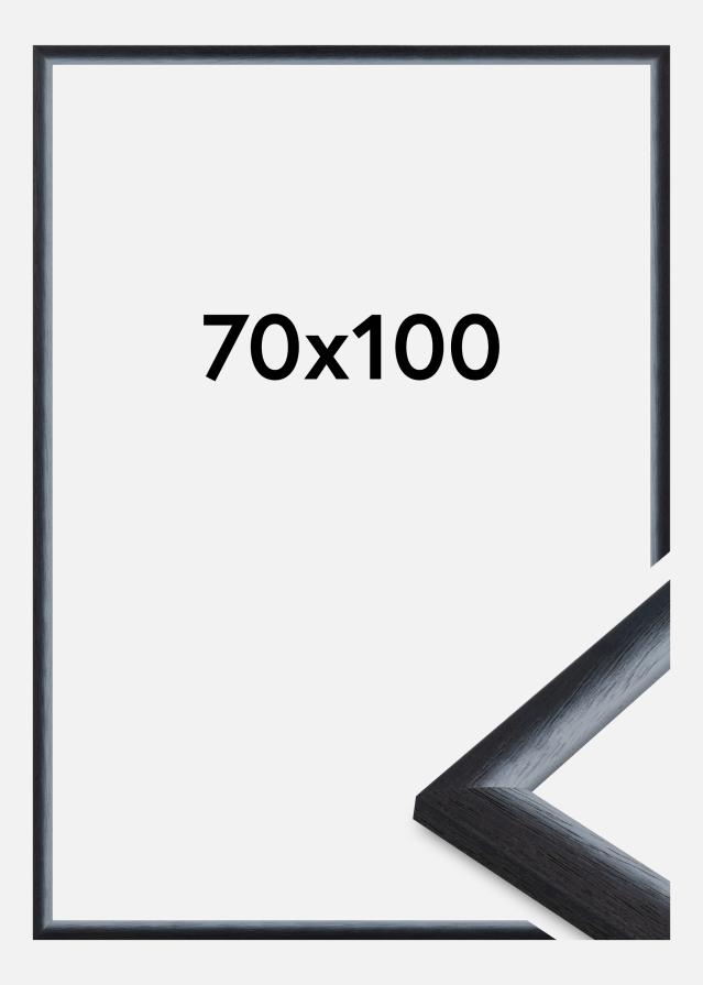 Jämtlands Ramfabrik Rahmen Cornwall Acrylglas Schwarz 70x100 cm