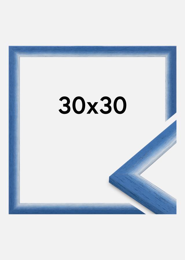 Jämtlands Ramfabrik Rahmen Cornwall Acrylglas Blau 30x30 cm