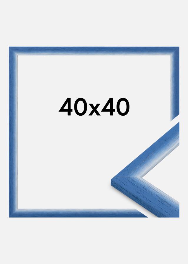 Jämtlands Ramfabrik Rahmen Cornwall Acrylglas Blau 40x40 cm