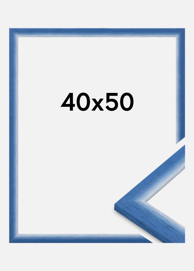 Jämtlands Ramfabrik Rahmen Cornwall Acrylglas Blau 40x50 cm