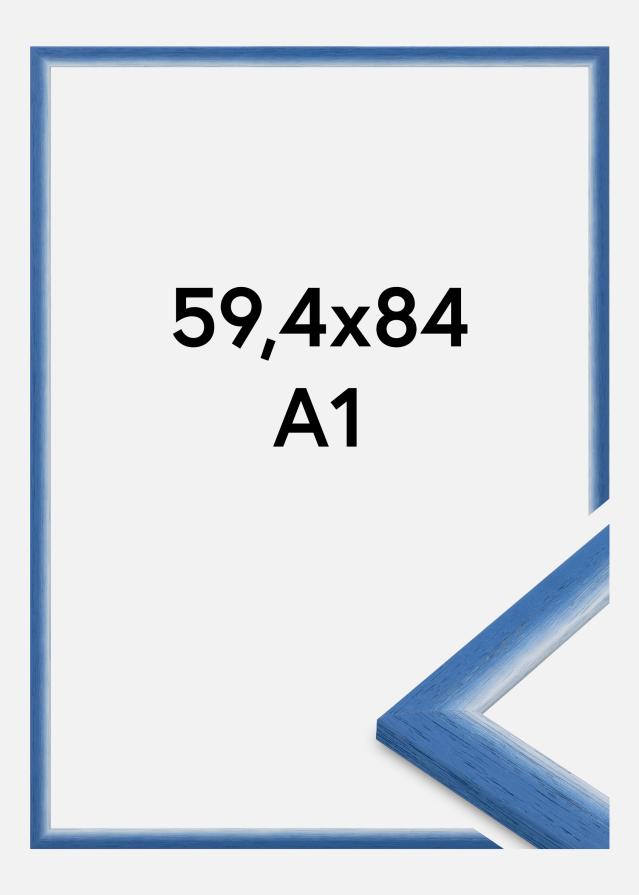 Jämtlands Ramfabrik Rahmen Cornwall Acrylglas Blau 59,4x84,1 cm (A1)