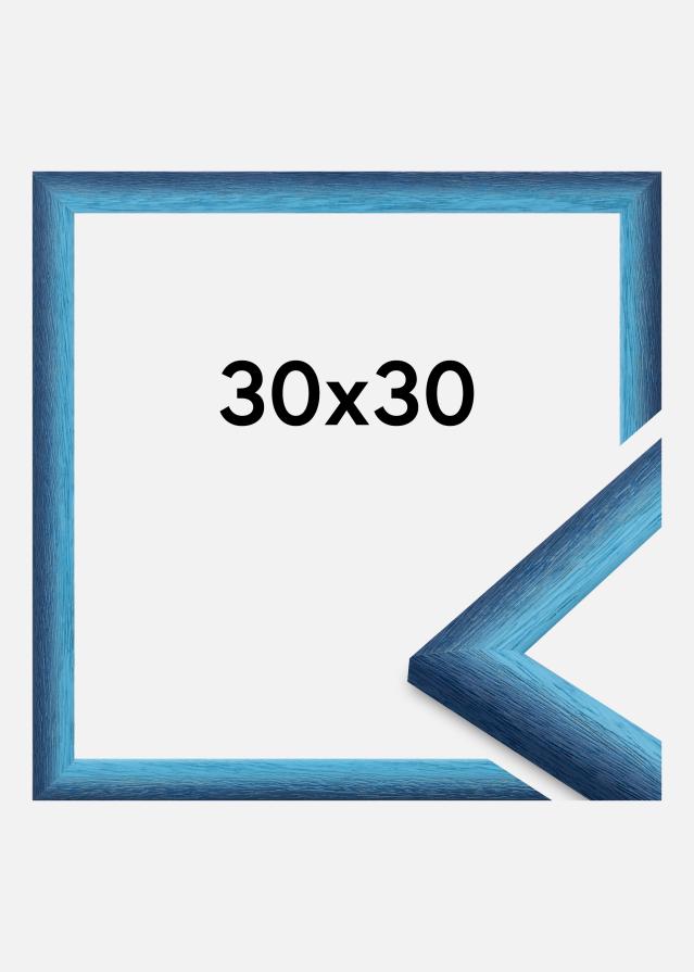 Jämtlands Ramfabrik Rahmen Cornwall Acrylglas Dunkelblau 30x30 cm
