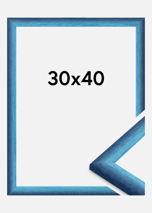 Jämtlands Ramfabrik Rahmen Cornwall Acrylglas Dunkelblau 30x40 cm